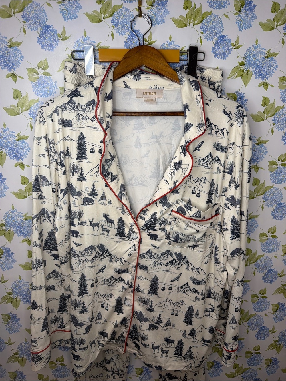 Winter Print pjs 2Xl